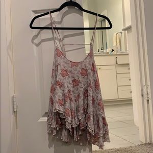 FREE PEOPLE SOFT FLORAL TANK TOP